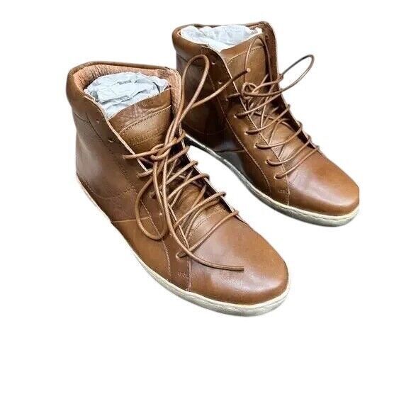 MAN X ONE TEASPOON MENS LEATHER CHELSEA BOOTS BROWN‎ NEW EU41/US10 RET$380 main image 5